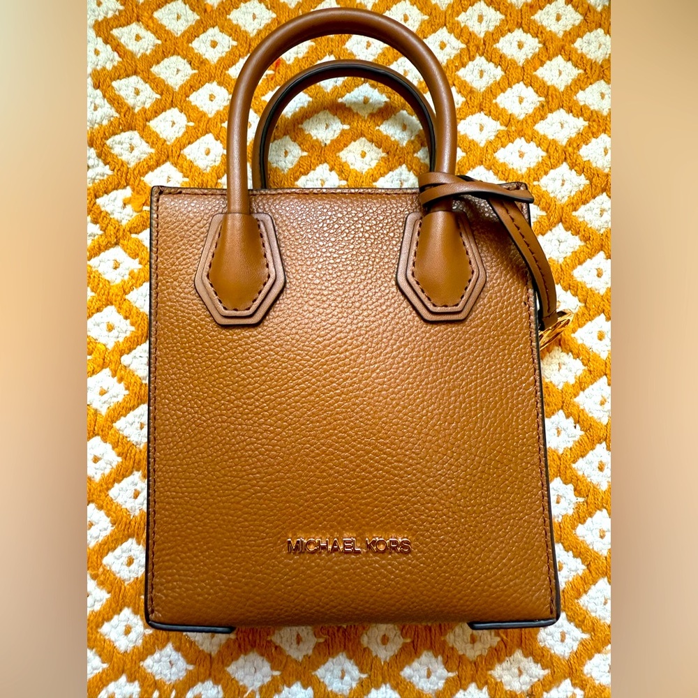 Mercer Extra-Small Pebbled Leather Crossbody Bag